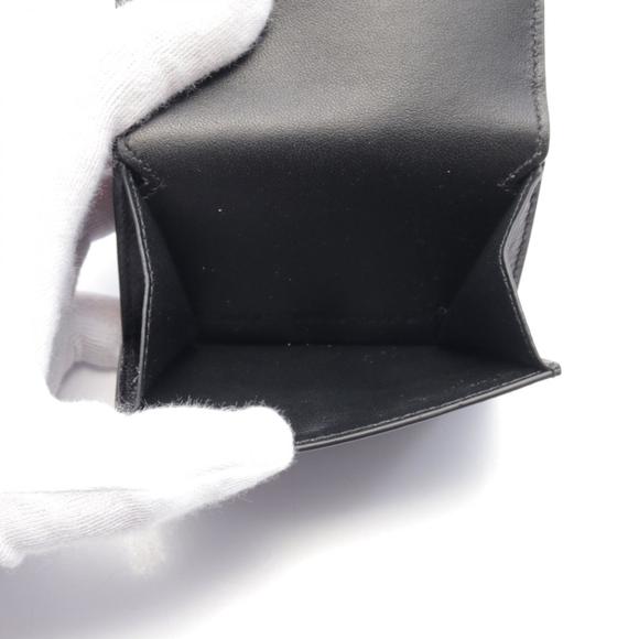 Balenciaga CAG MINI WALLET Trifold Leather Black - Picture 5 of 5
